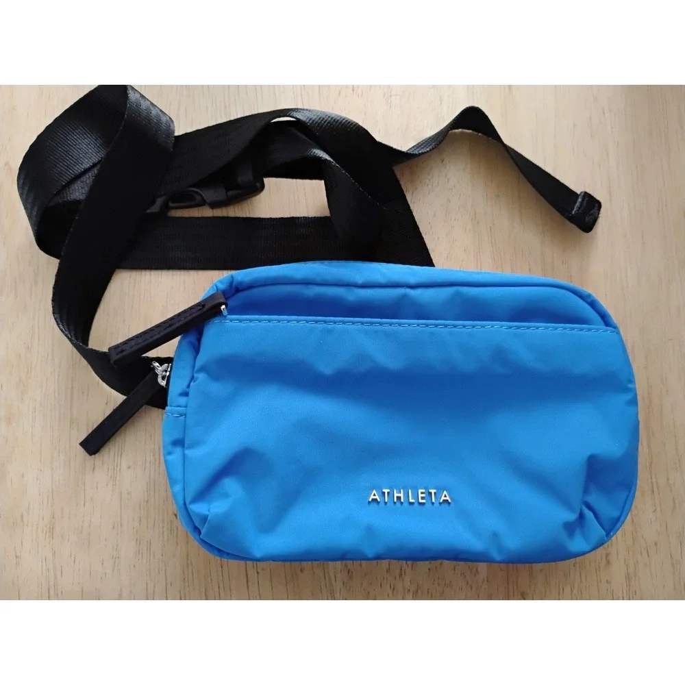 Athleta All About Crossbody Belt Bag Ultramarine Blue